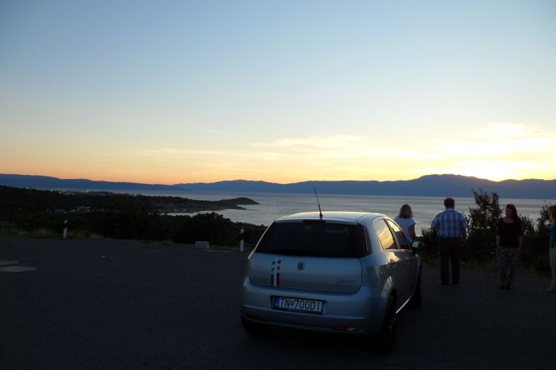 Za mostom na ostrov Krk