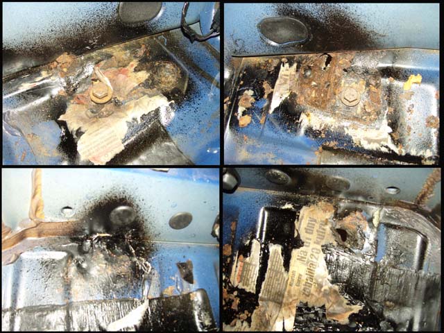 tohle bylo pod kobercem najare to bylo v servise prej vyvaril podlahu :D