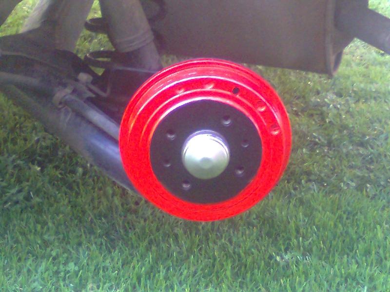 takto to vyzerá bez kolesa